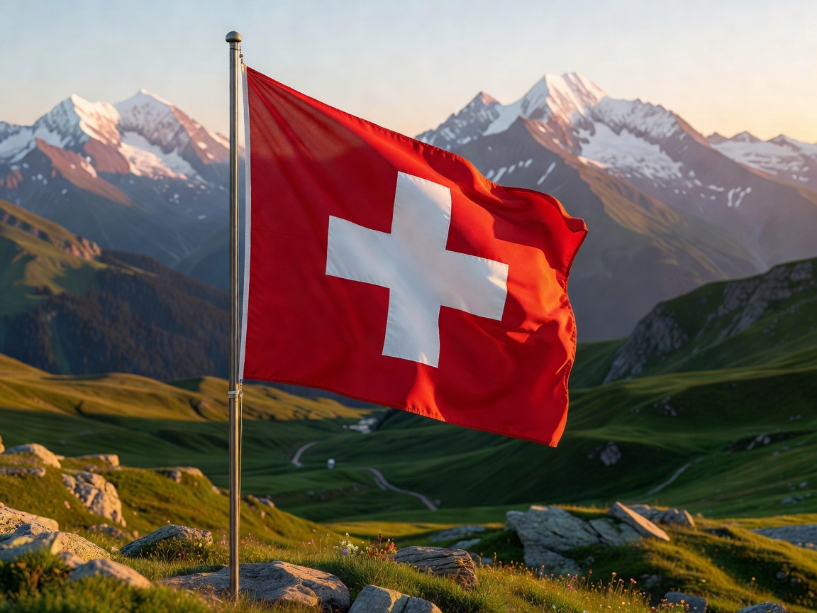 Switzerland National Team Flag